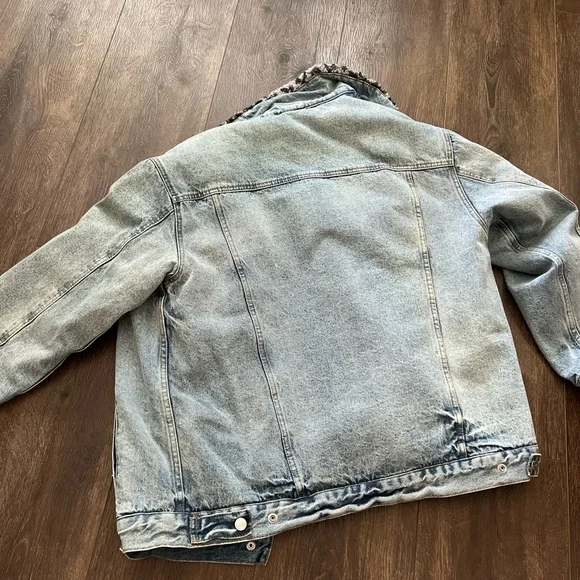 We the Free “Wild Ones” Sherpa-lined Trucker Jacket - Picture 5 of 6